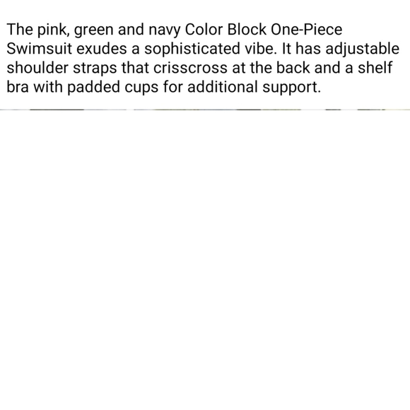 5⭐❤IN STOCK ❤ Color Block Monokini - Picture 5 of 5